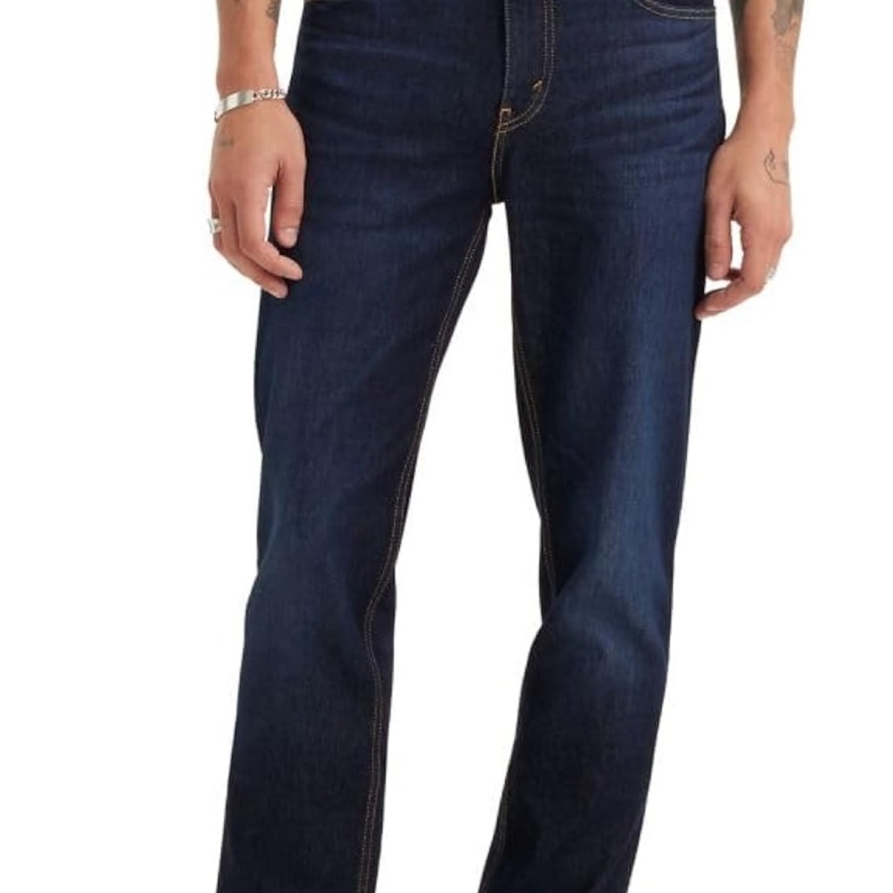 Levi's Blue Slim Straight 513 Jeans Timeless Style